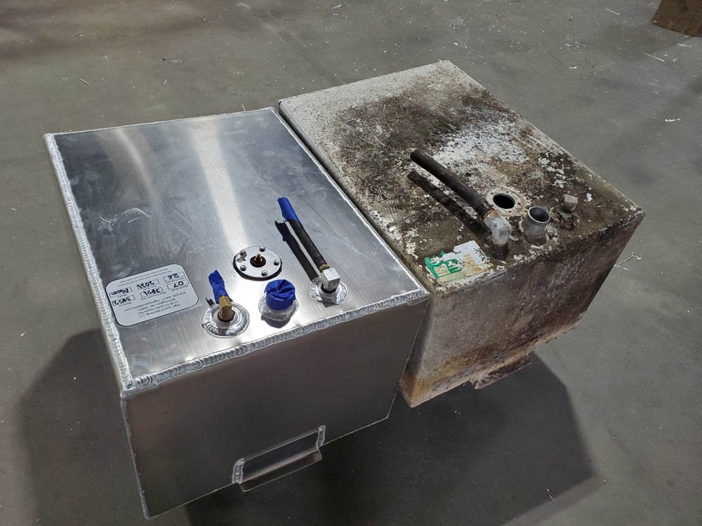 Marine fuel tank for Dick Sherrer Marnie services